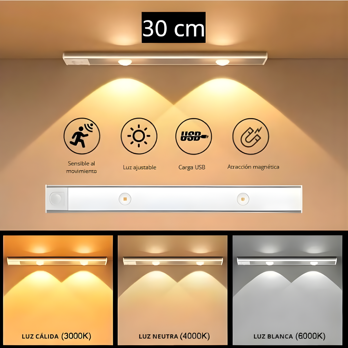LED con sensor de movimiento