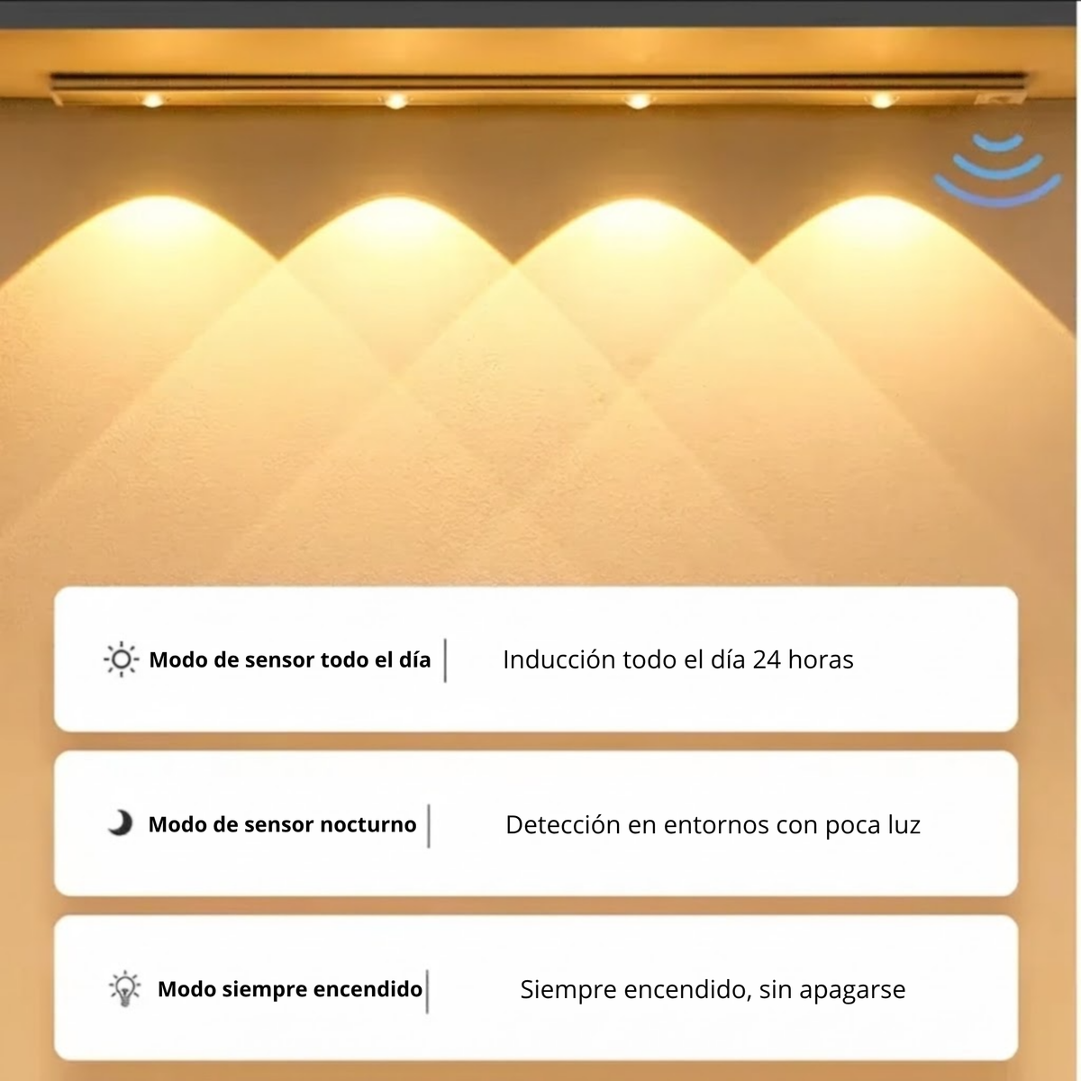 LED con sensor de movimiento